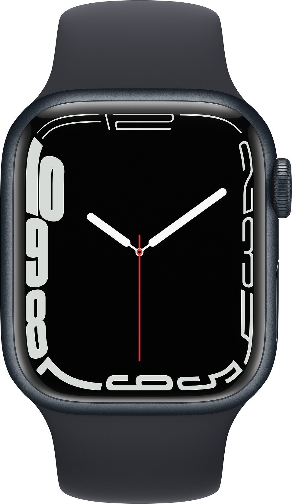 Apple Watch Series 7 41mm GPS (Stav A/B) Černé s temně modrým sportovním řemínkem (obrázek 3)