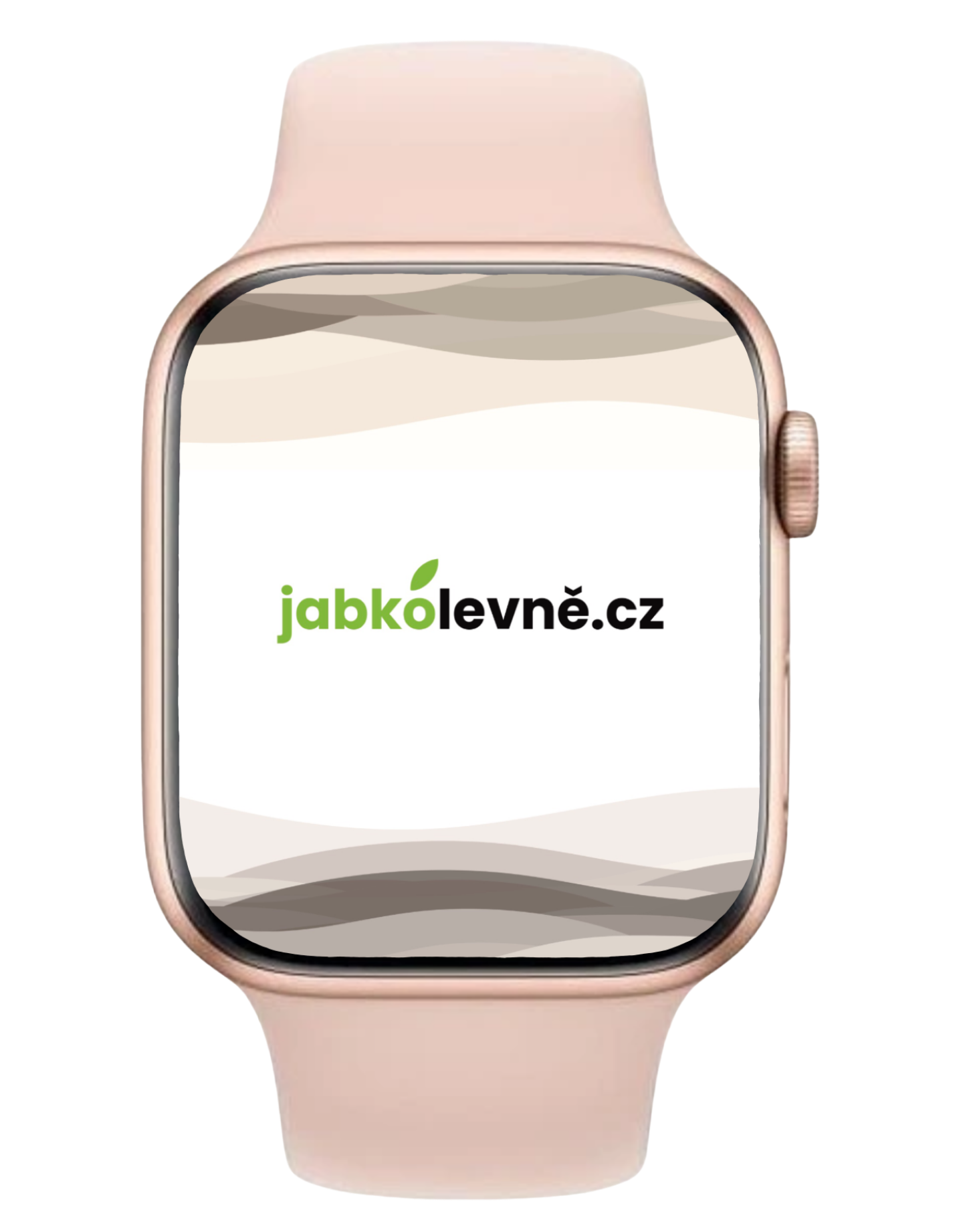 Apple Watch SE (2020) 44mm GPS (Stav A-) Zlatý hliník s růžovým sportovním řemínkem