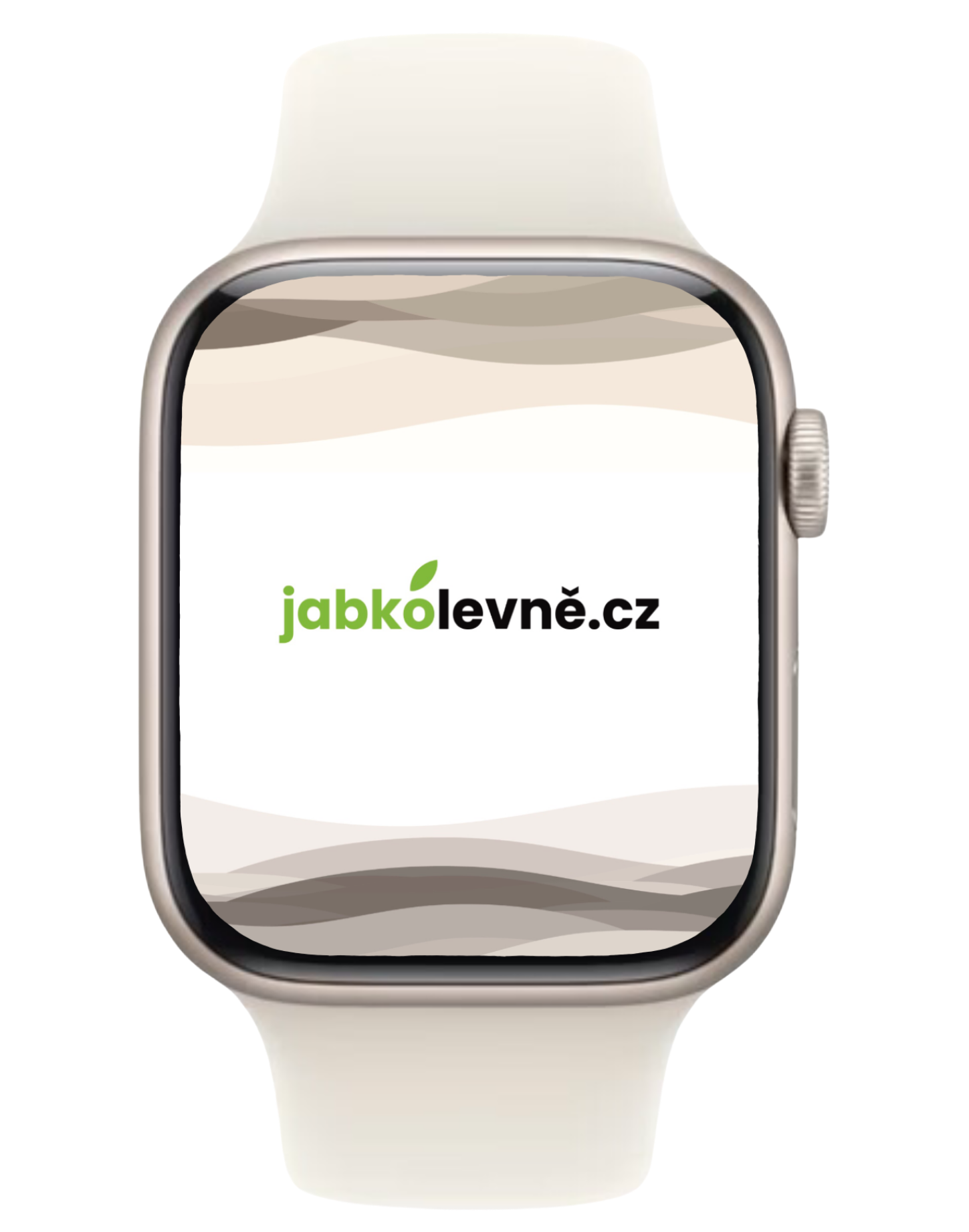 Apple Watch SE (2022) 40mm GPS (Zánovní) Hvězdně bílé s béžovým sportovním řemínkem MRGE3QC/A