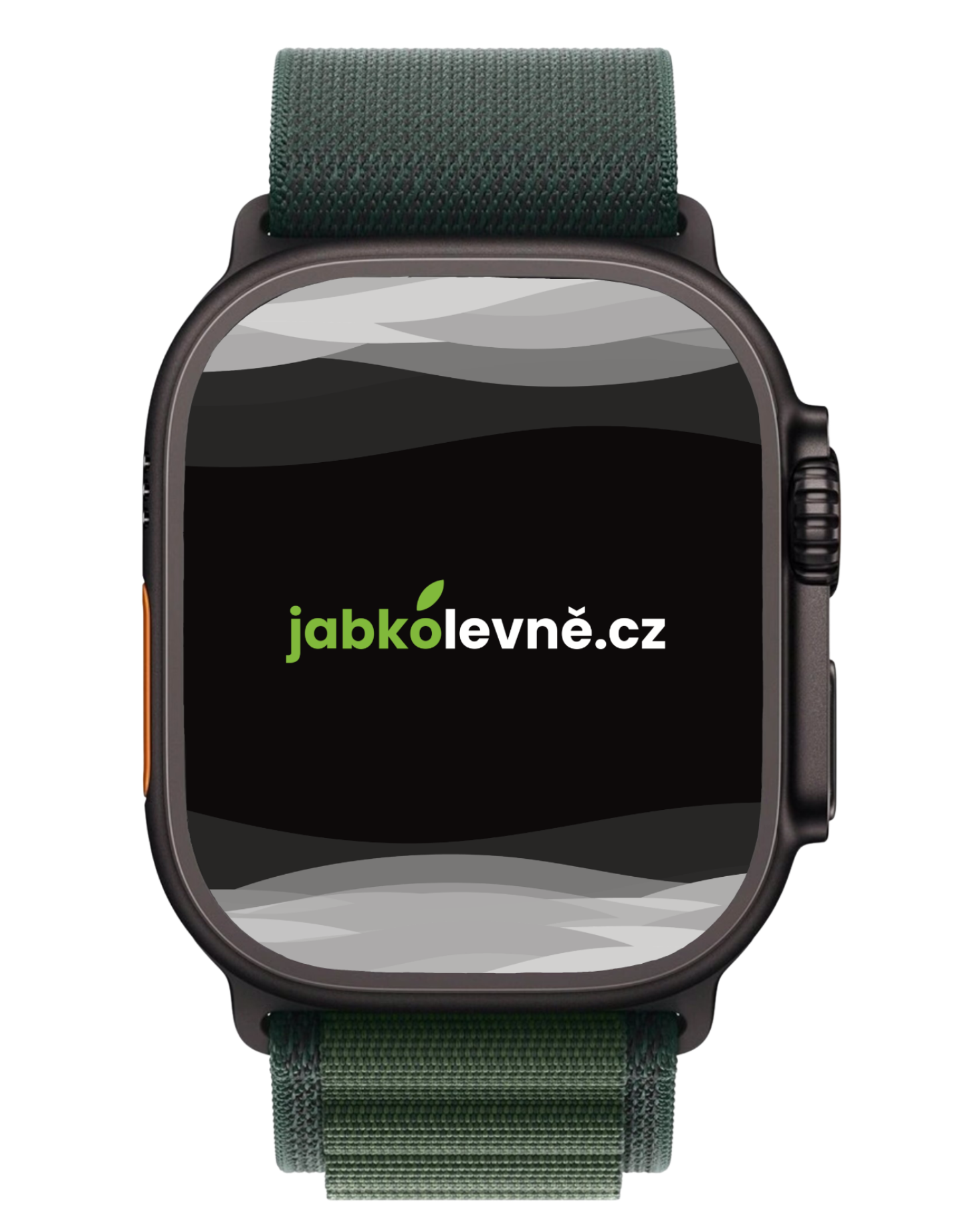 Apple Watch Ultra 2 49mm (Stav A) Černý titan s modrým oceánským řemínkem