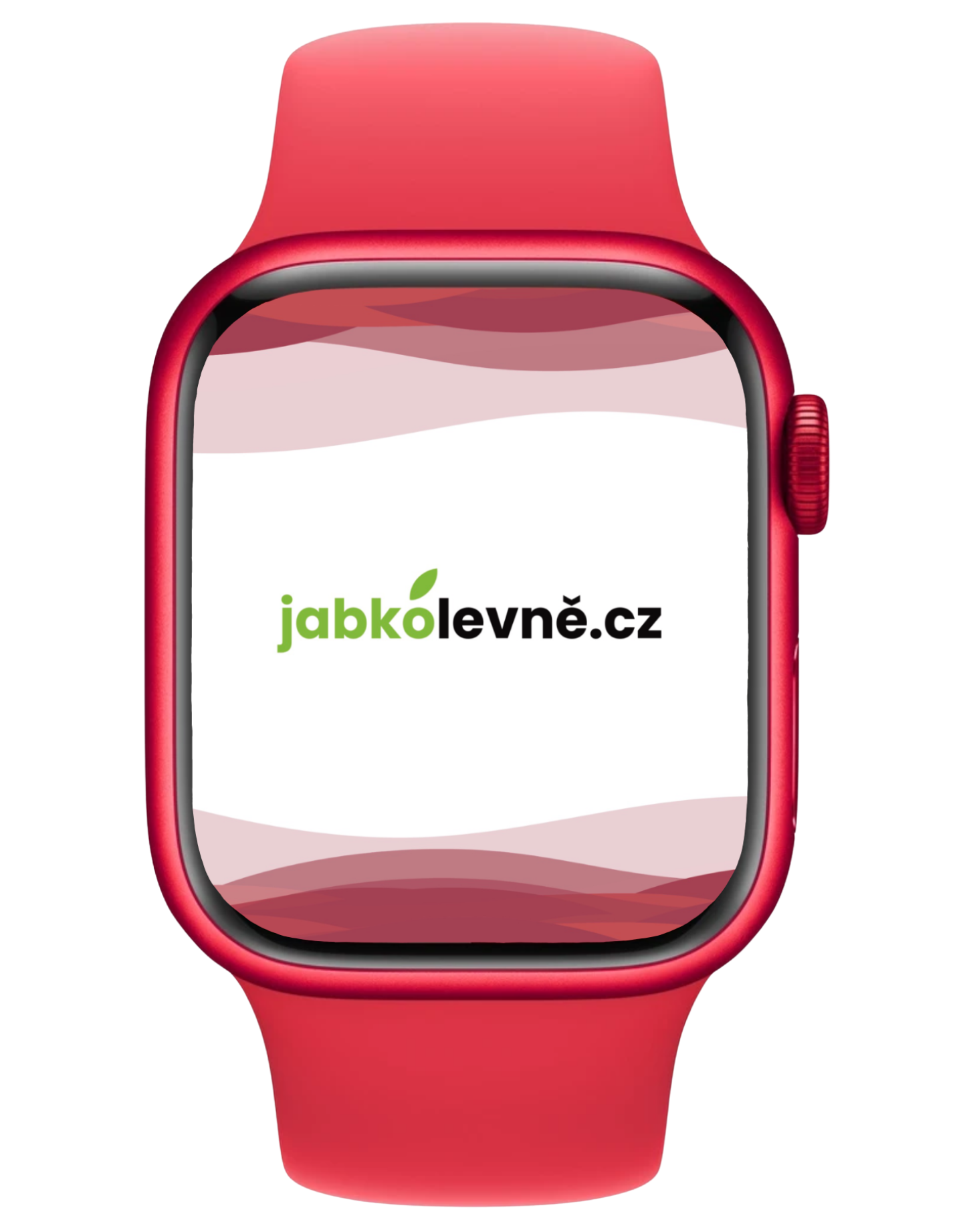 Levně Apple Watch Series 9 41mm Cellular (Stav A-) Červená s červeným řemínkem MNK43CS/A