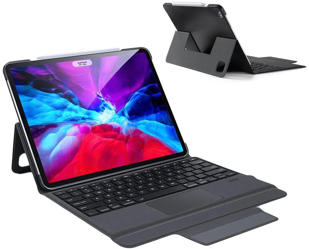 Wireless Keyboard Case iPad Pro 12.9" bez CZ znaků (Rozbaleno) - DuxDucis Černá