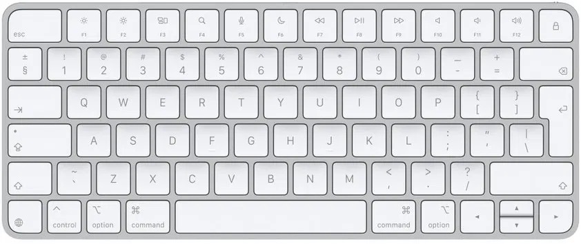 Set Apple Magic Mouse + Apple Magic Keyboard bez Touch ID bez CZ znaků (Zánovní) Stříbrná (obrázek 3)