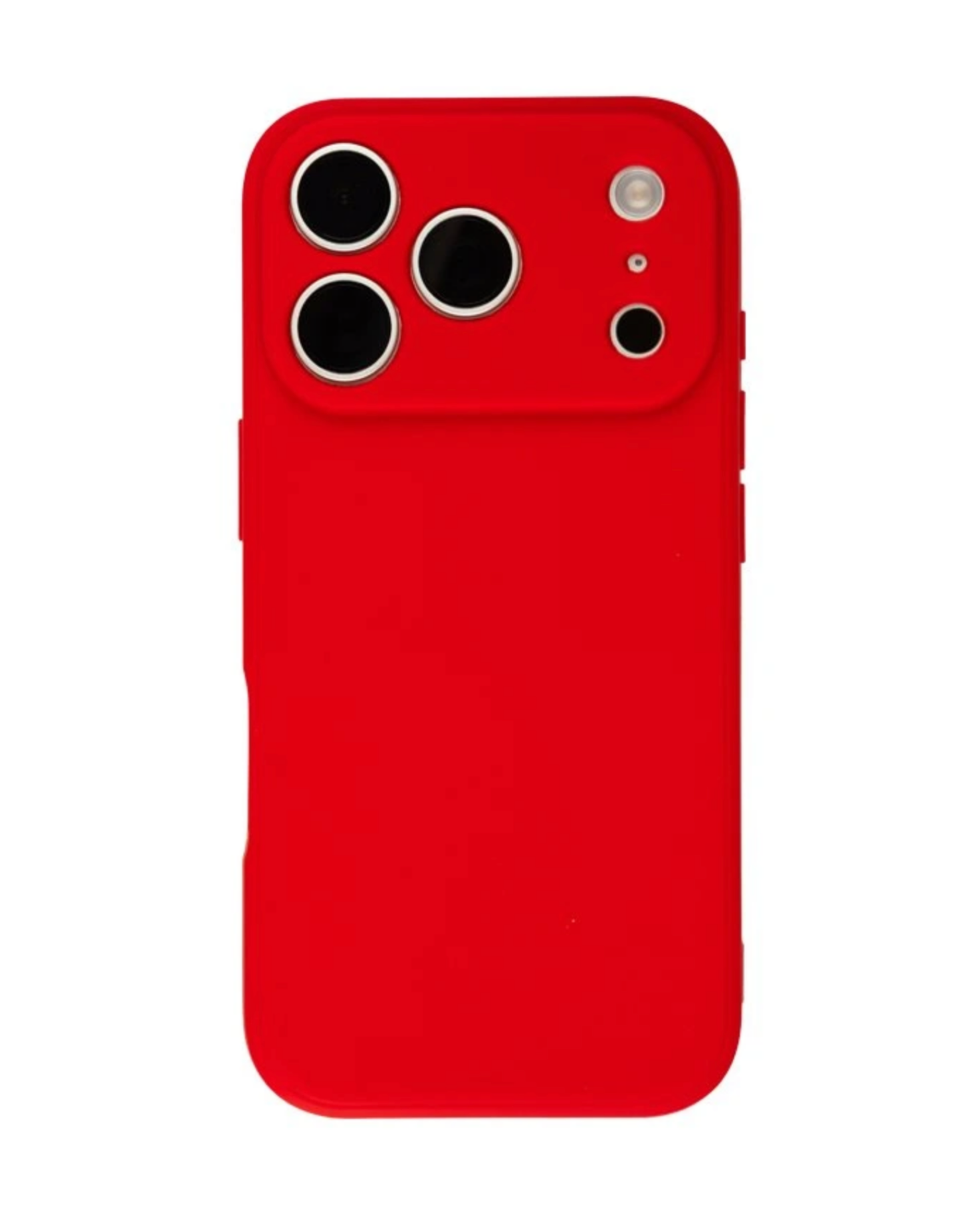 Silikonový kryt na iPhone 17 Pro Červená