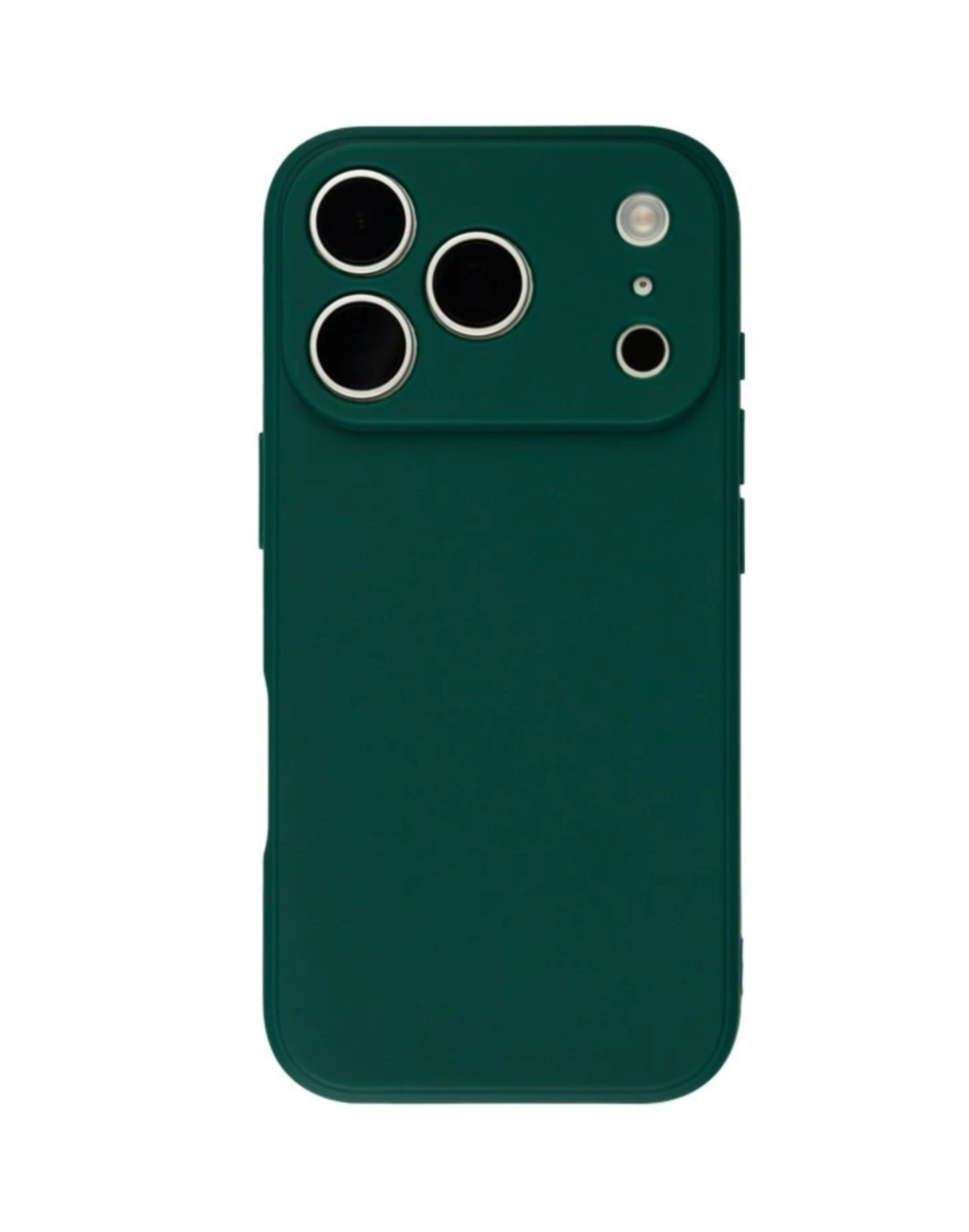 Silikonový kryt na iPhone 17 Pro Tmavě zelená