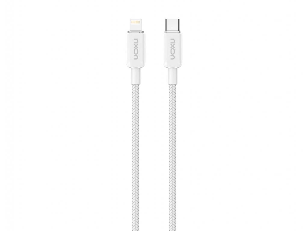 Kabel Lightning / USB-C (1m) Bílý - Rixon