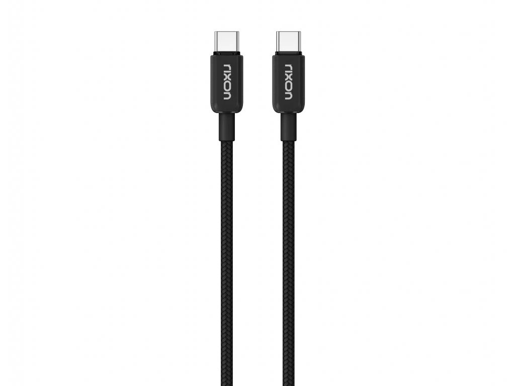 Kabel USB-C / USB-C (1m) Černý - Rixon