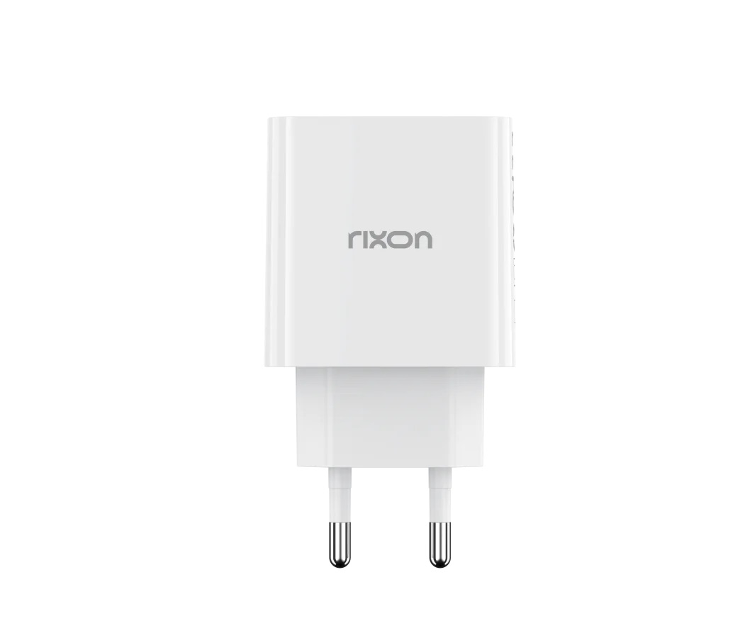 Napájecí adaptér USB-C / USB-A 20W Bílý - Rixon