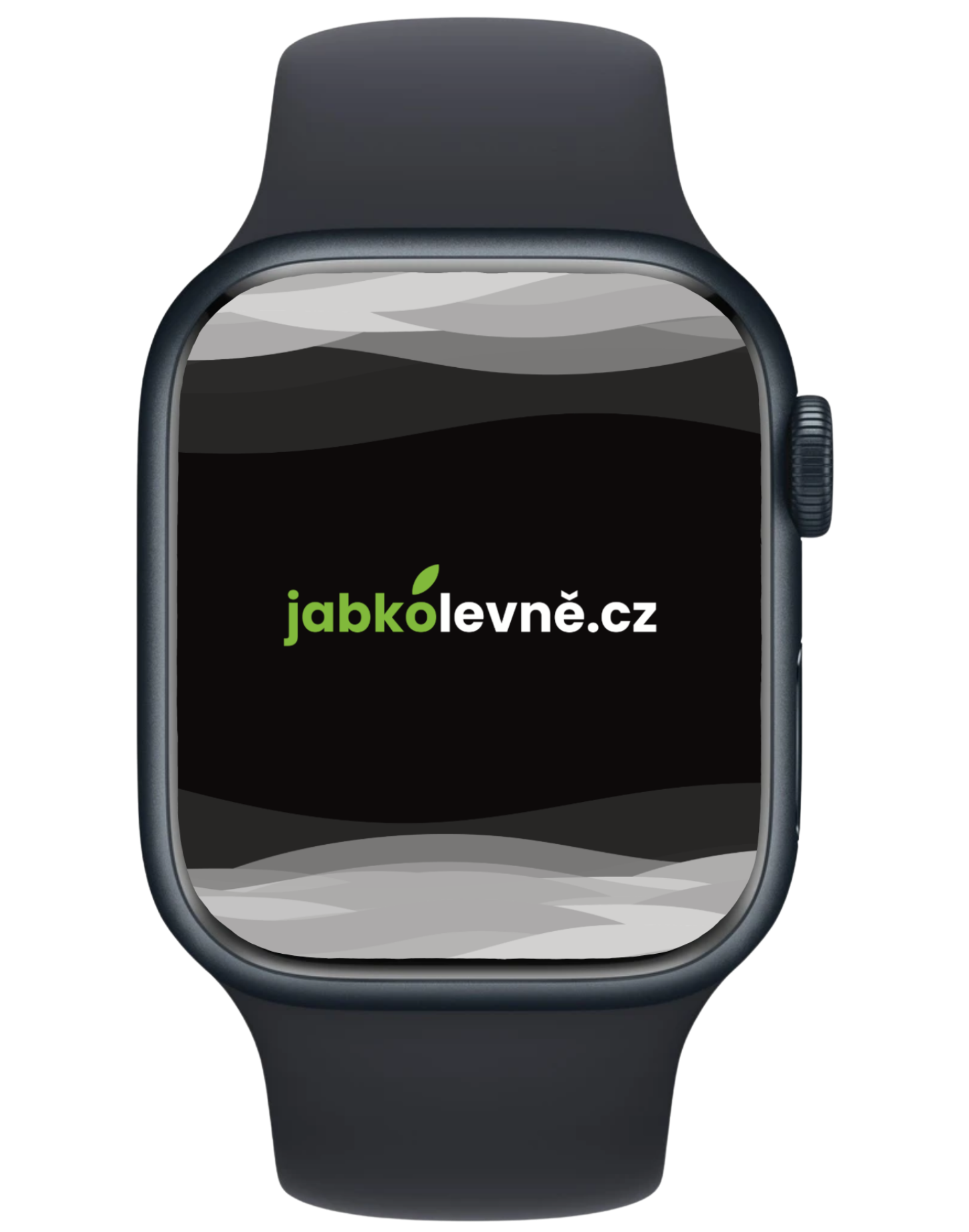 Apple Watch Series 8 45mm Cellular (Stav B) Temně inkoustový hliník s temně modrým sportovním řemínkem MNK43CS/A