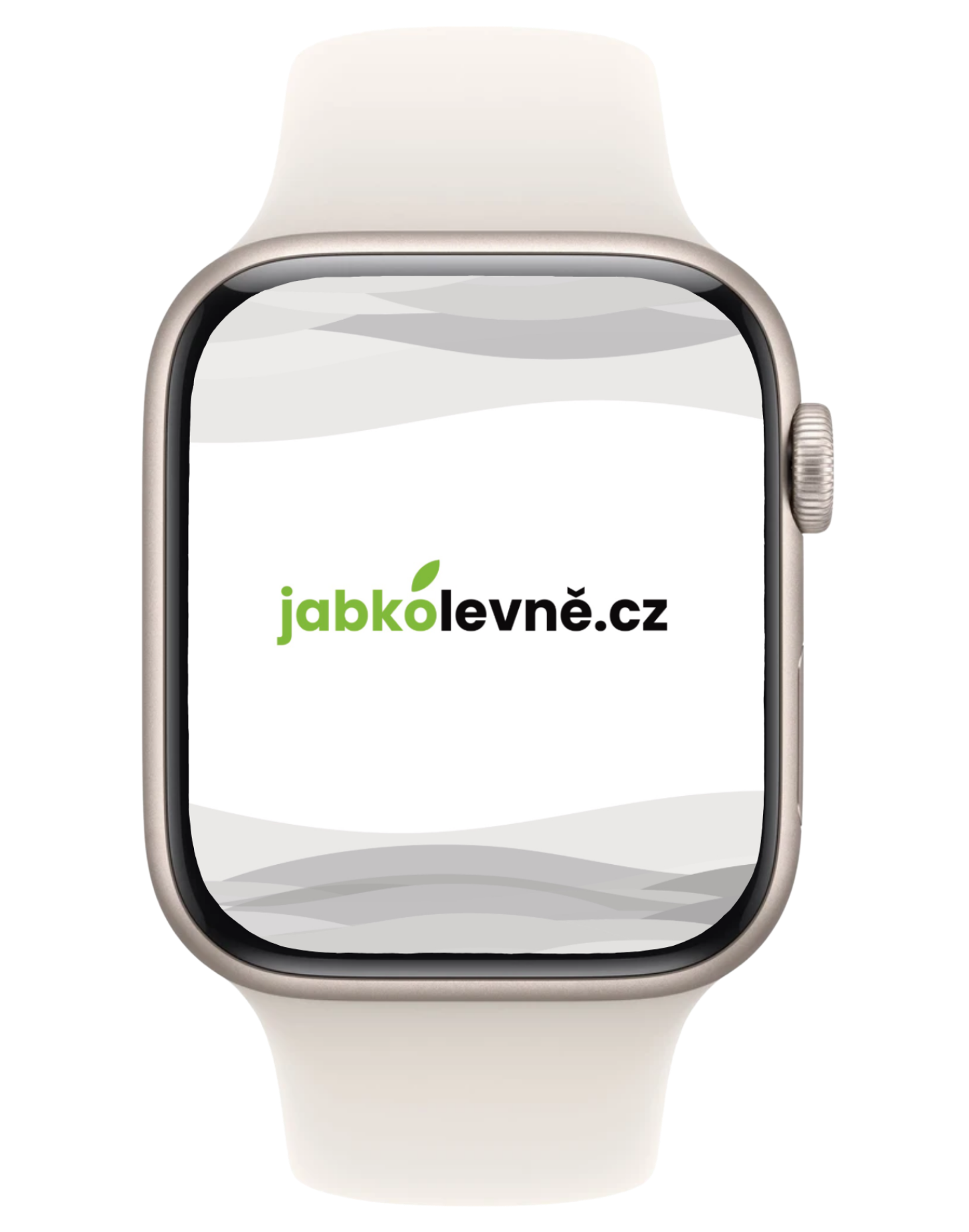 Apple Watch Series SE (2025) 44 mm GPS (Stav A/B) Hvězdně bílý hliník s béžovým sportovním řemínkem MRGE3QC/A