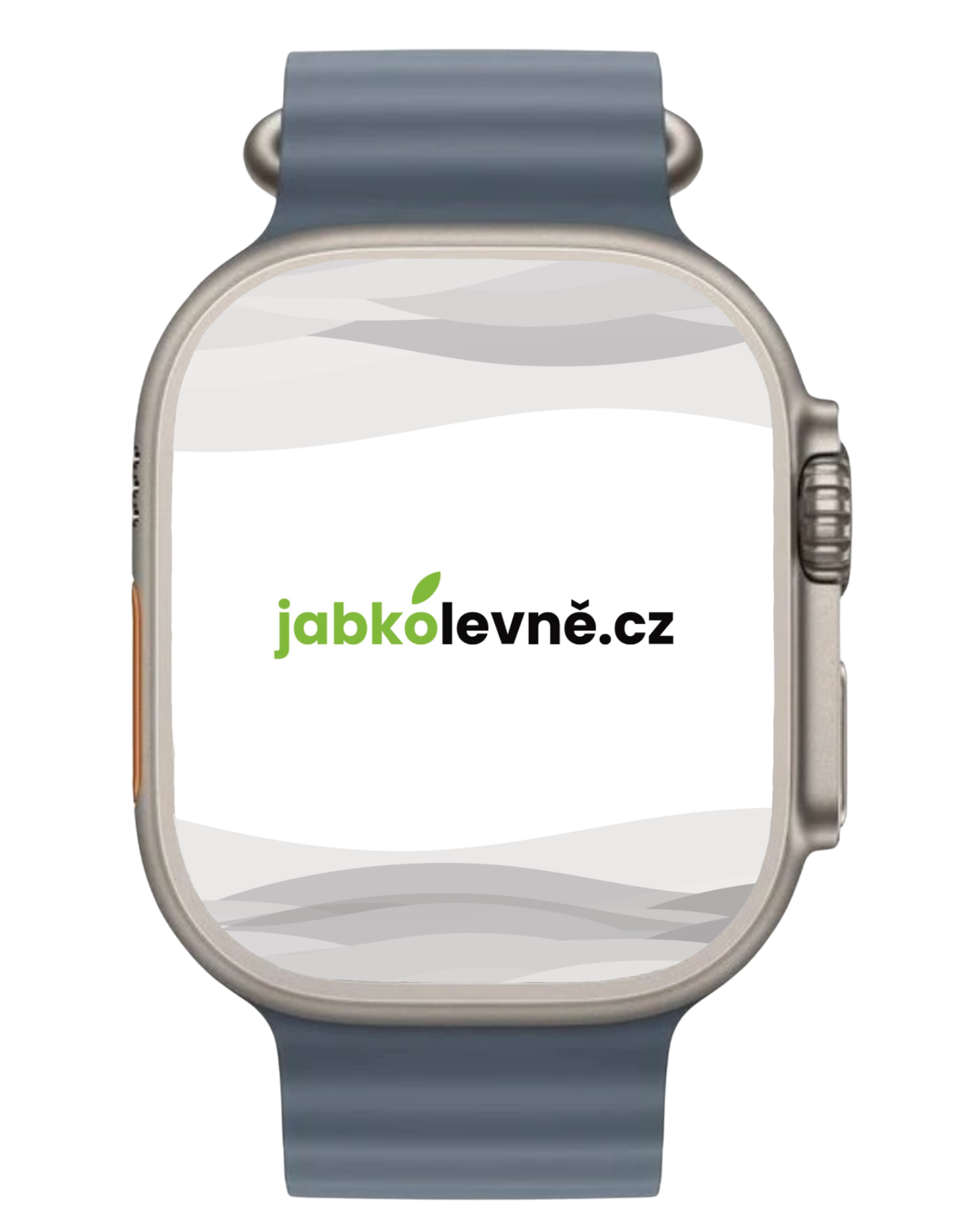 Apple Watch Ultra 3 49mm (Zánovní) Titan s modrým oceánským řemínkem
