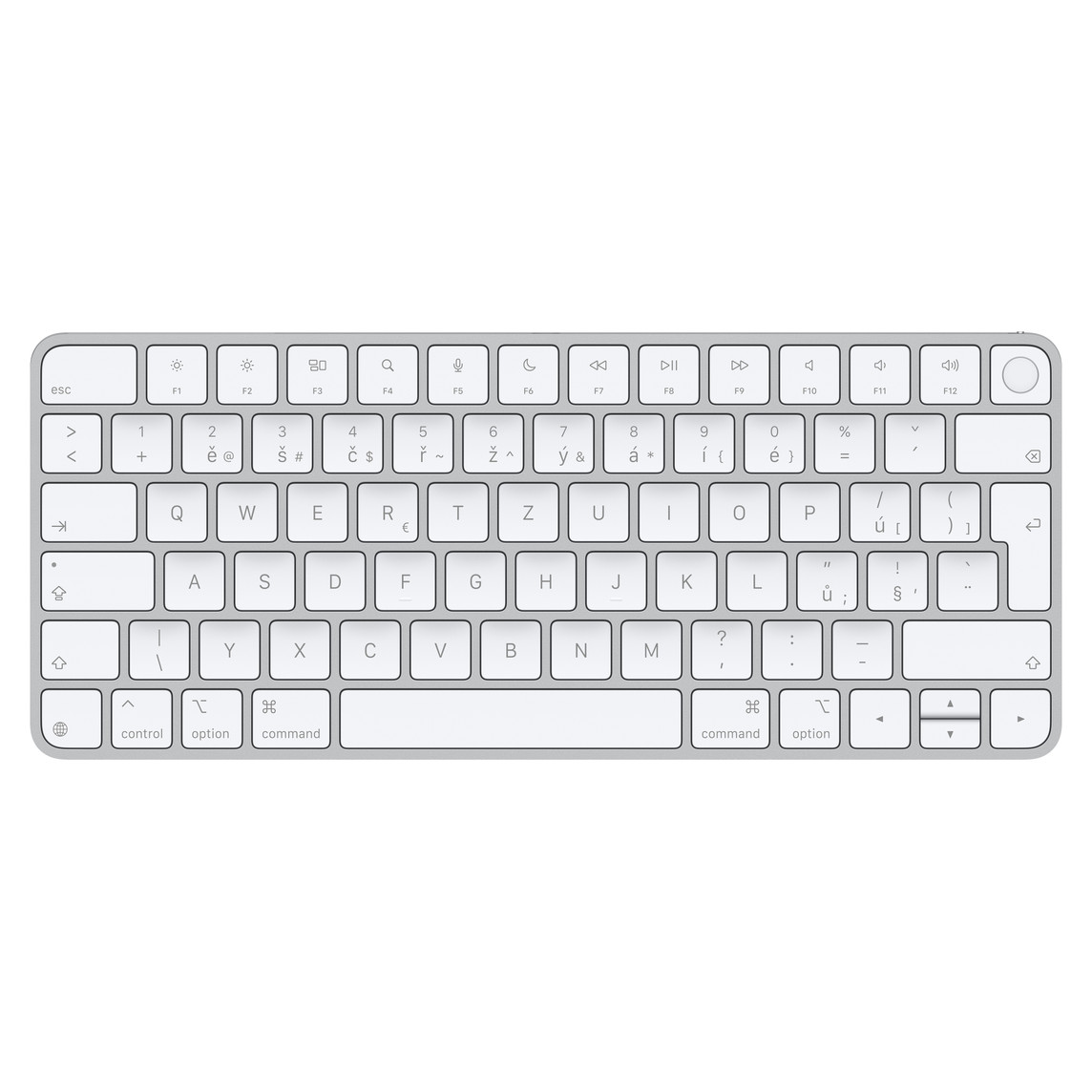 Apple Magic Keyboard s Touch ID s CZ znaky (Stav A) Stříbrná