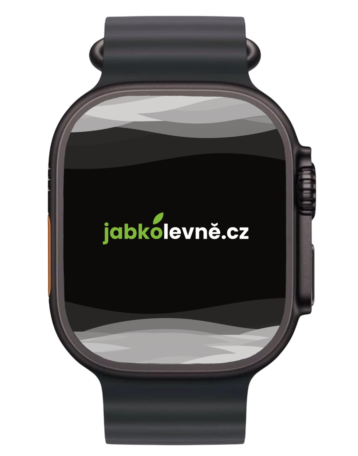 Apple Watch Ultra 3 49mm (Zánovní) Černý titan s černým oceánským řemínkem