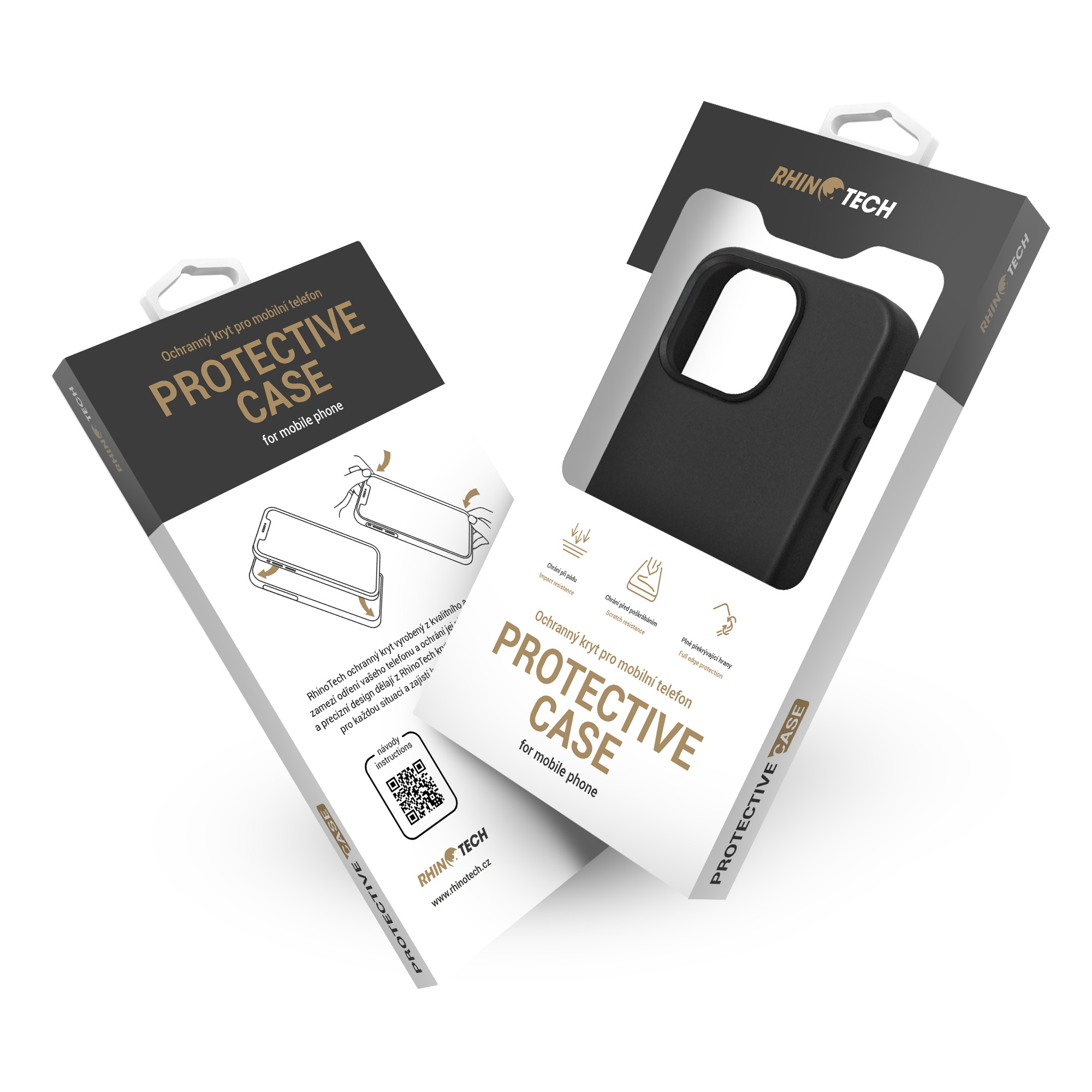 Kryt RhinoTech MAGcase Eco pro iPhone 13 Pro Max - Černá