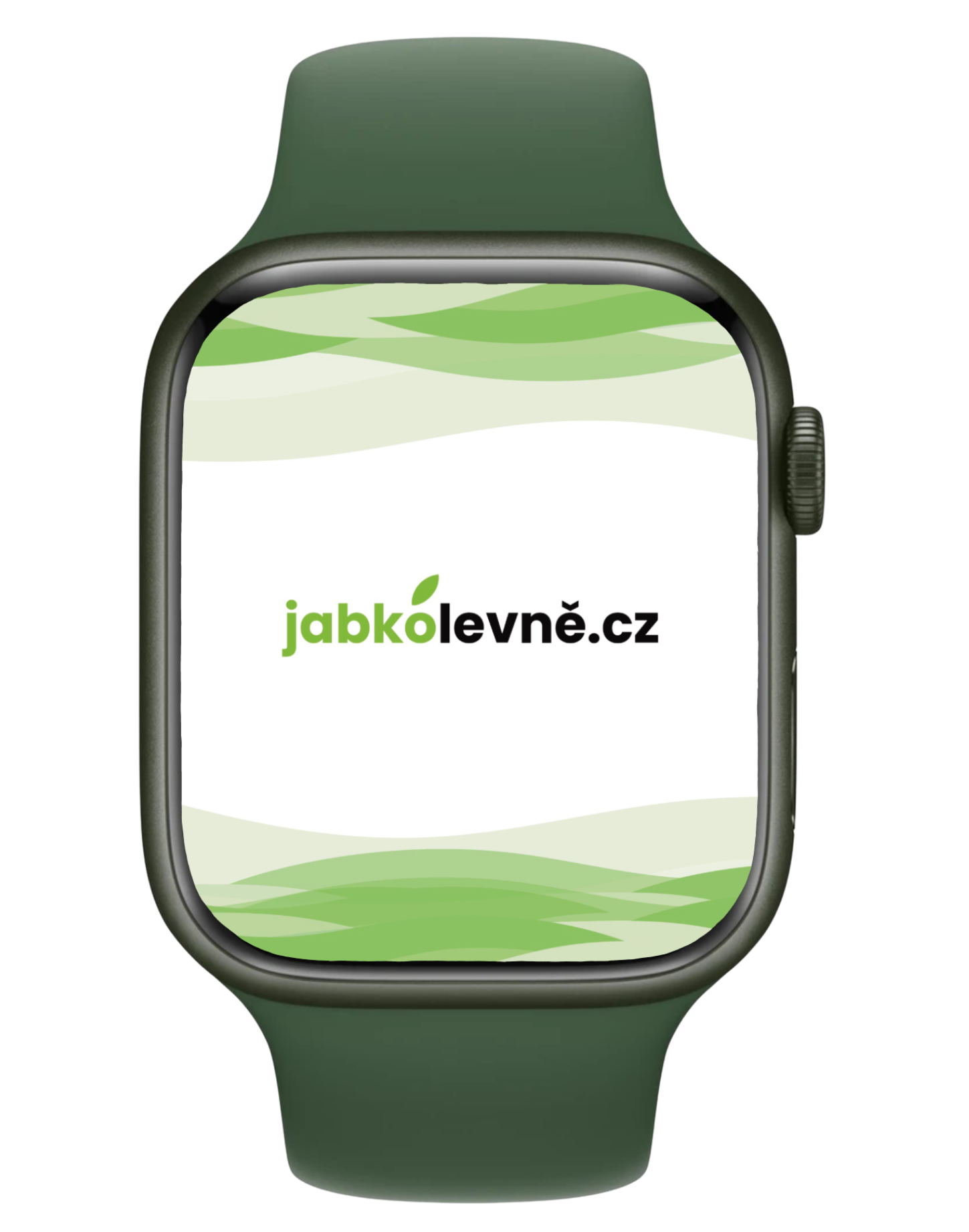 Apple Watch Series 7 45mm GPS (Stav C) Zelený hliník se zeleným sportovním řemínkem