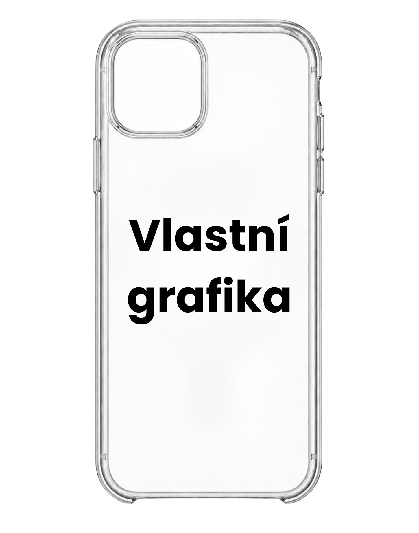 Vlastní design na transparentní kryt na iPhone 11