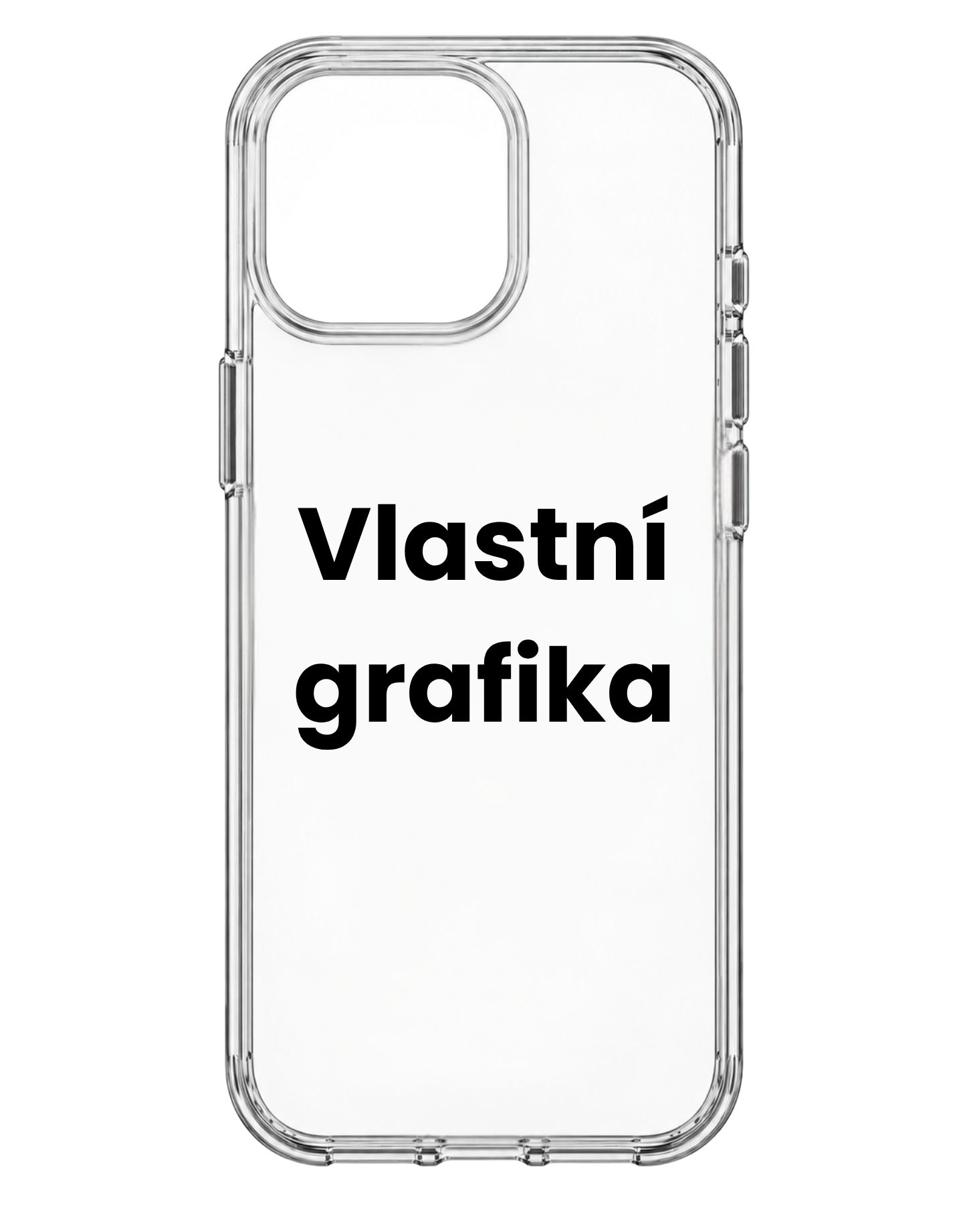 Vlastní design na transparentní kryt na iPhone 12 Pro Max