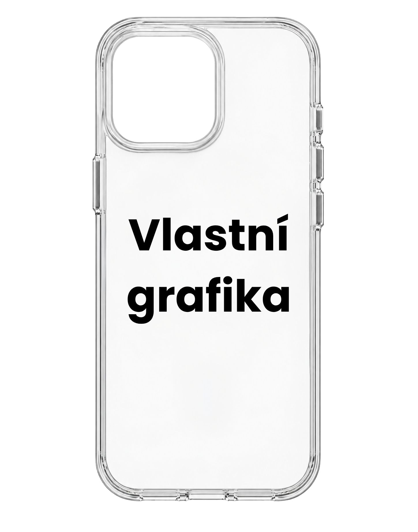 Vlastní design na transparentní kryt na iPhone 13