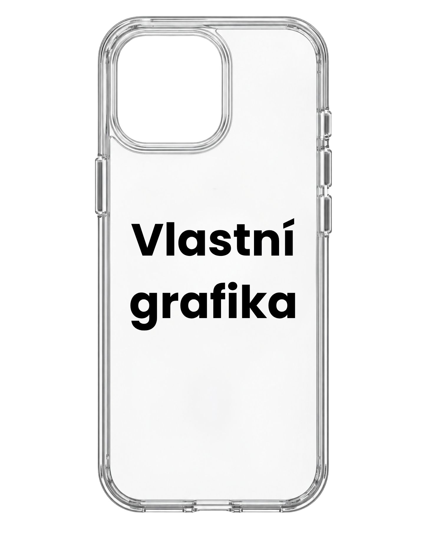 Vlastní design na transparentní kryt na iPhone 13 Pro