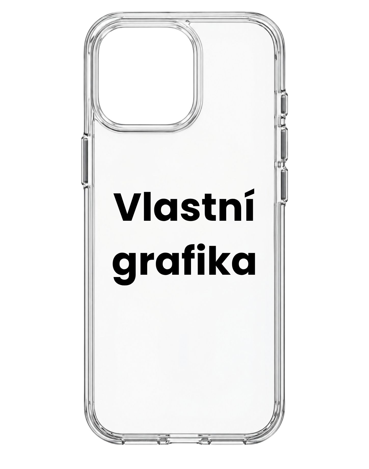 Vlastní design na transparentní kryt na iPhone 13 Pro Max