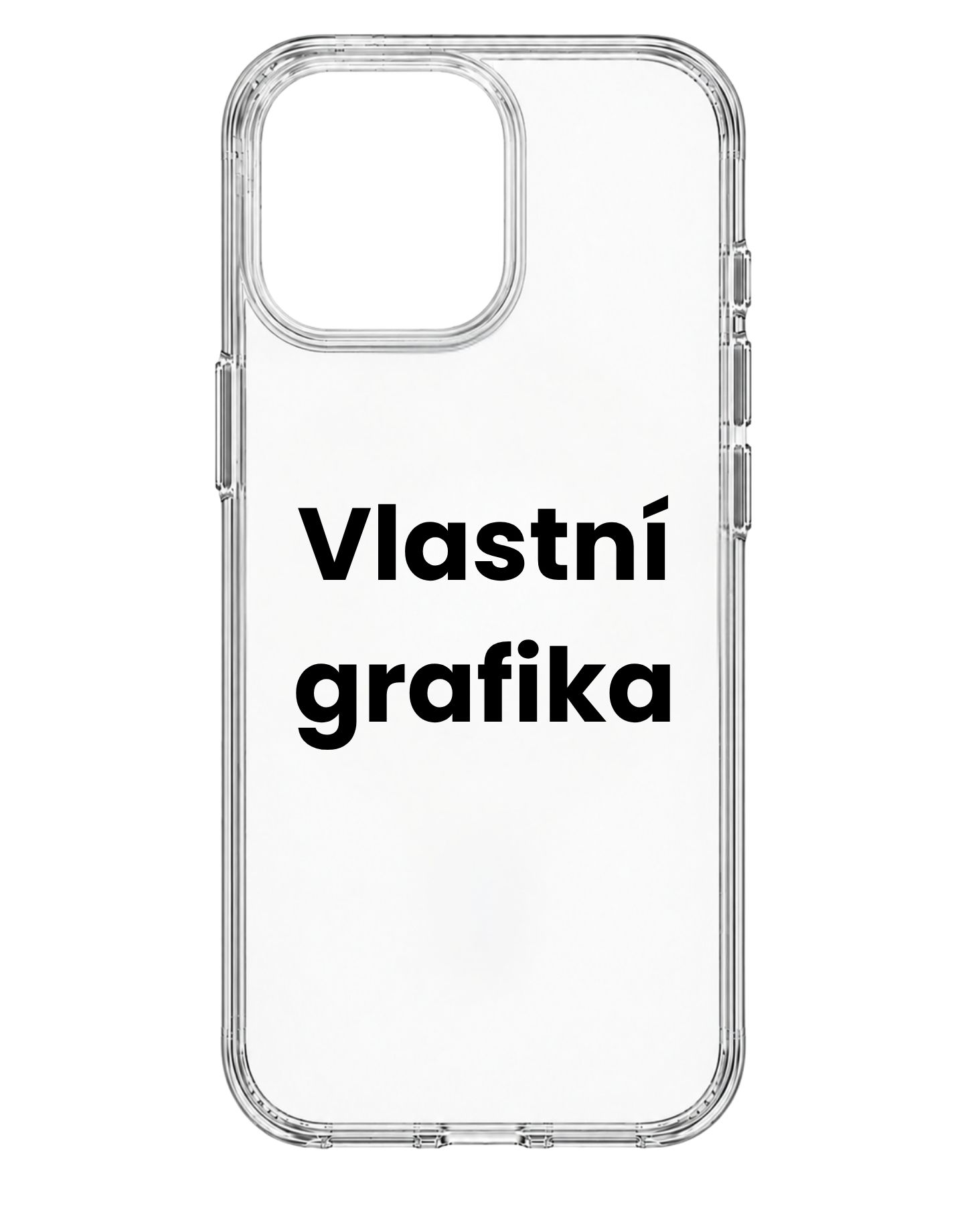Vlastní design na transparentní kryt na iPhone 14