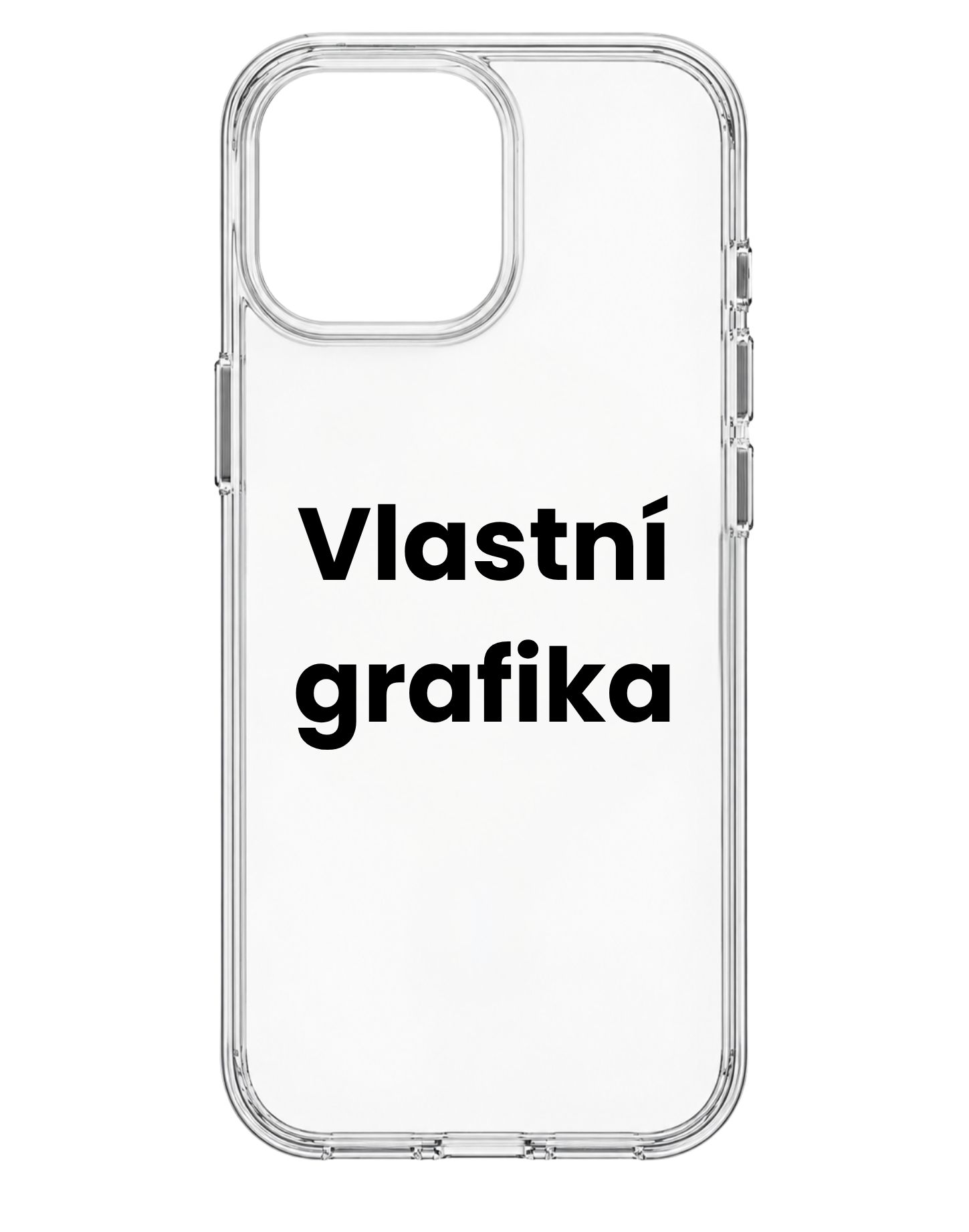 Vlastní design na transparentní kryt na iPhone 14 Pro