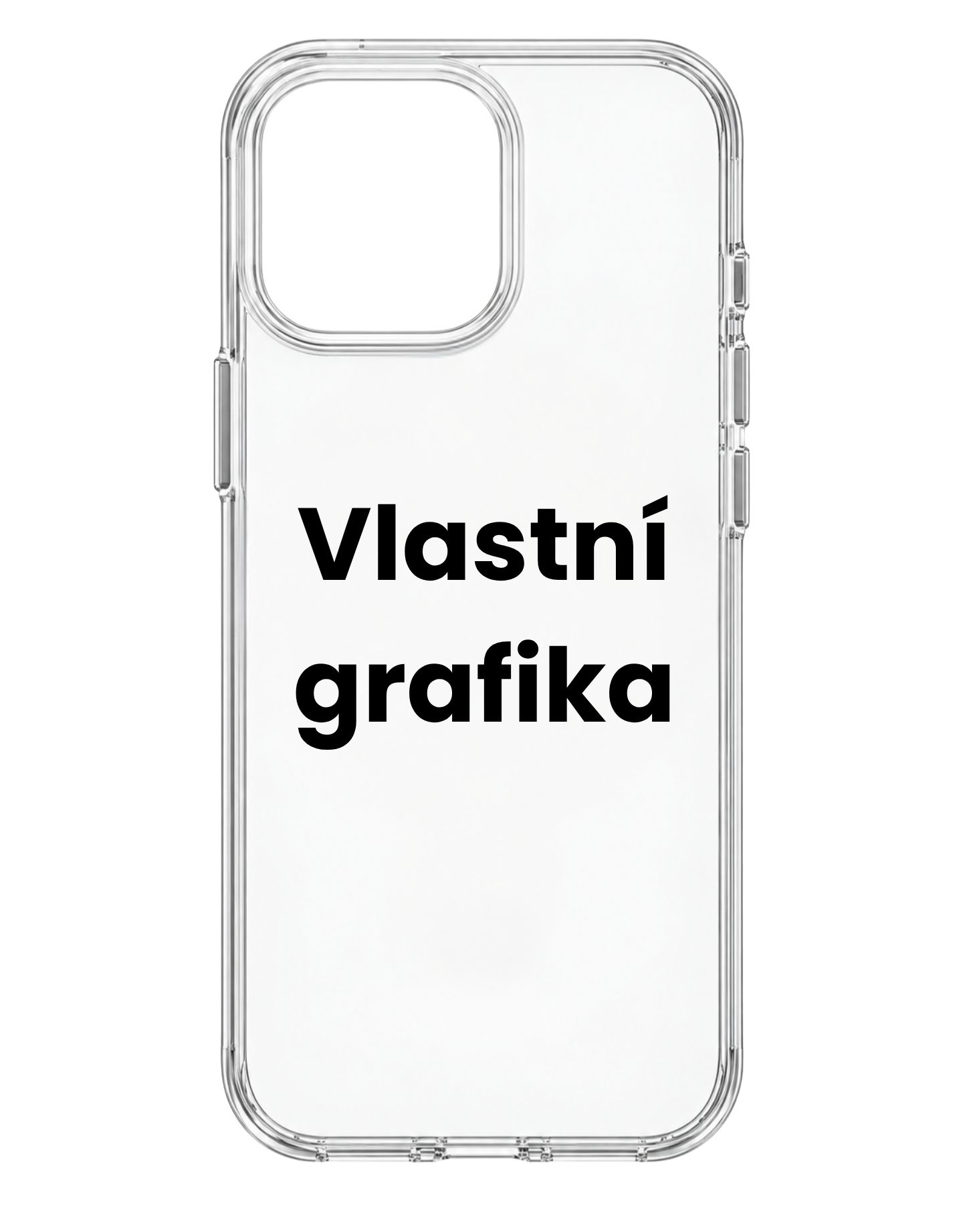 Vlastní design na transparentní kryt na iPhone 14 Pro Max