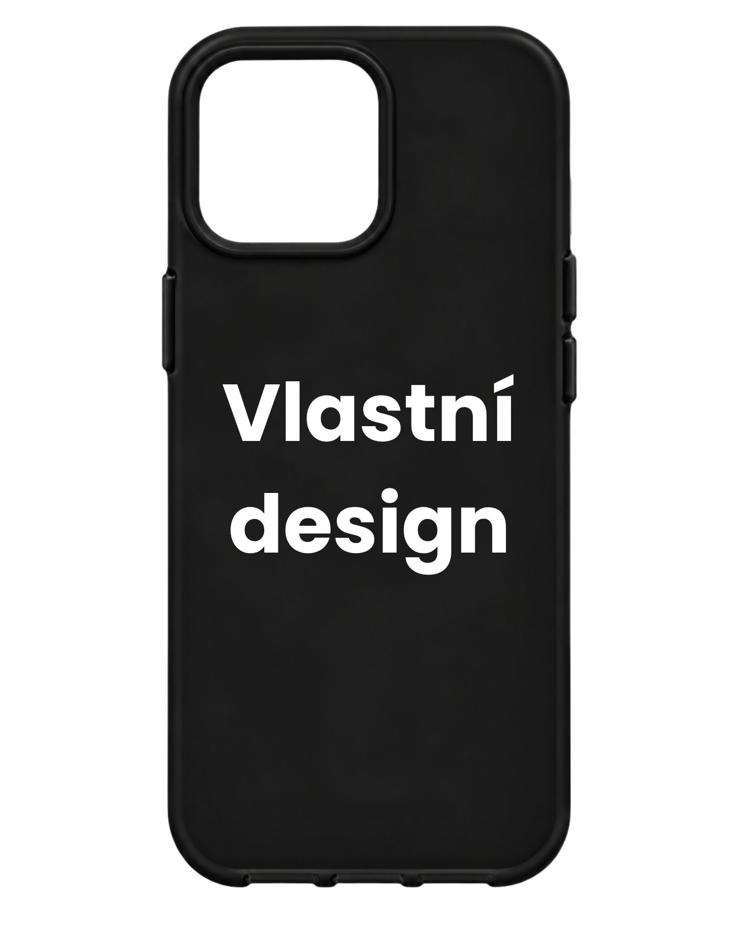 Vlastní design na černý kryt na iPhone 11 Pro