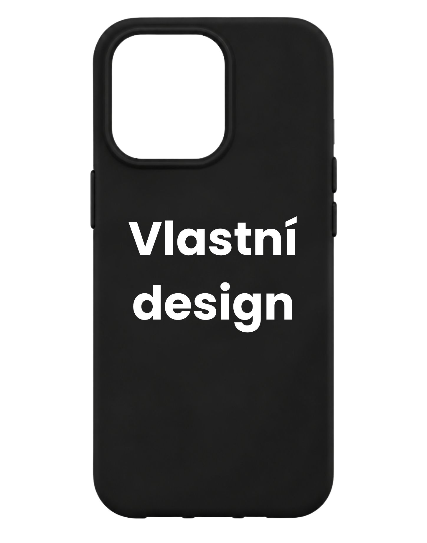 Vlastní design na černý kryt na iPhone 14 Pro Max