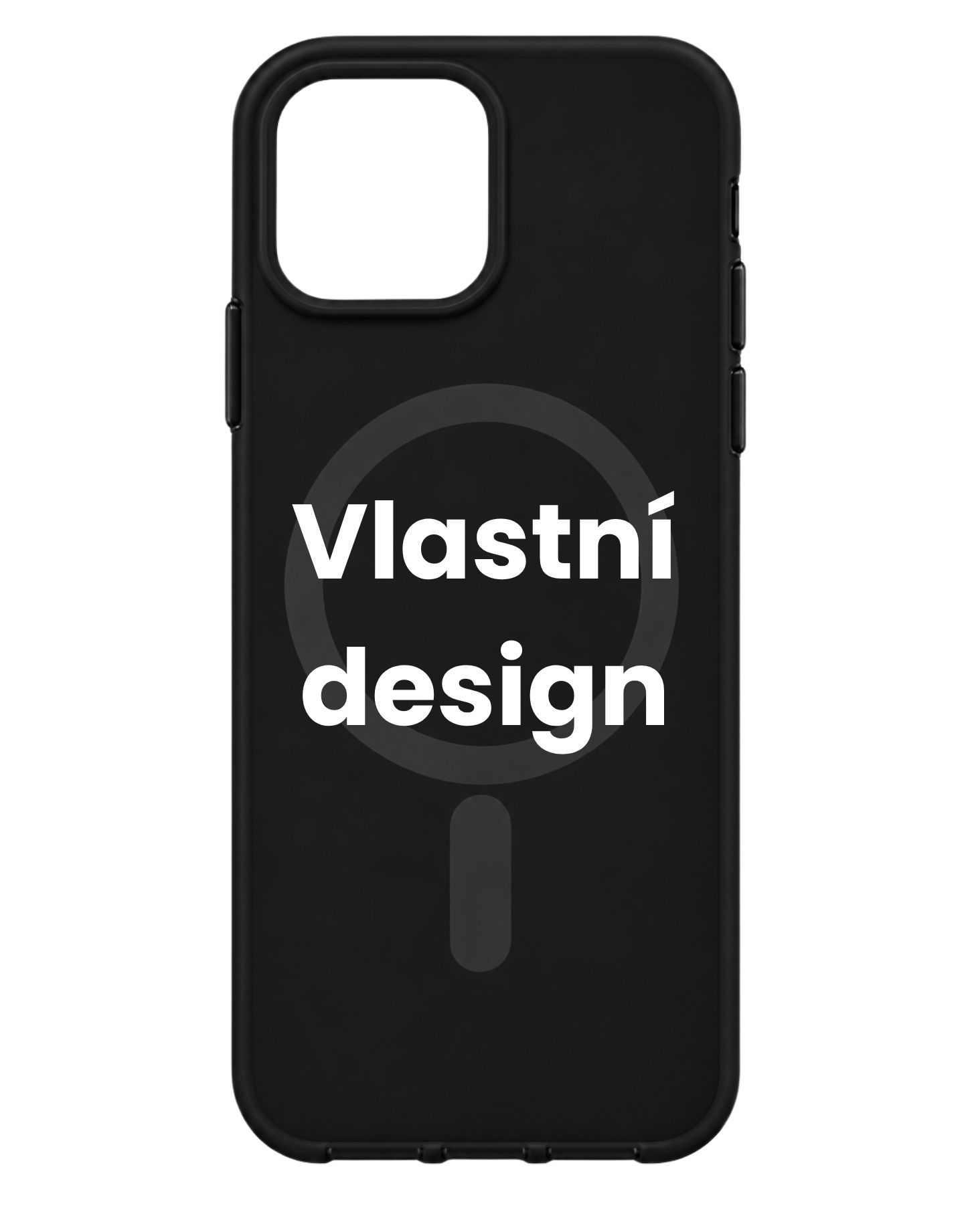 Vlastní design na černý MagSafe kryt na iPhone 11 Pro Max