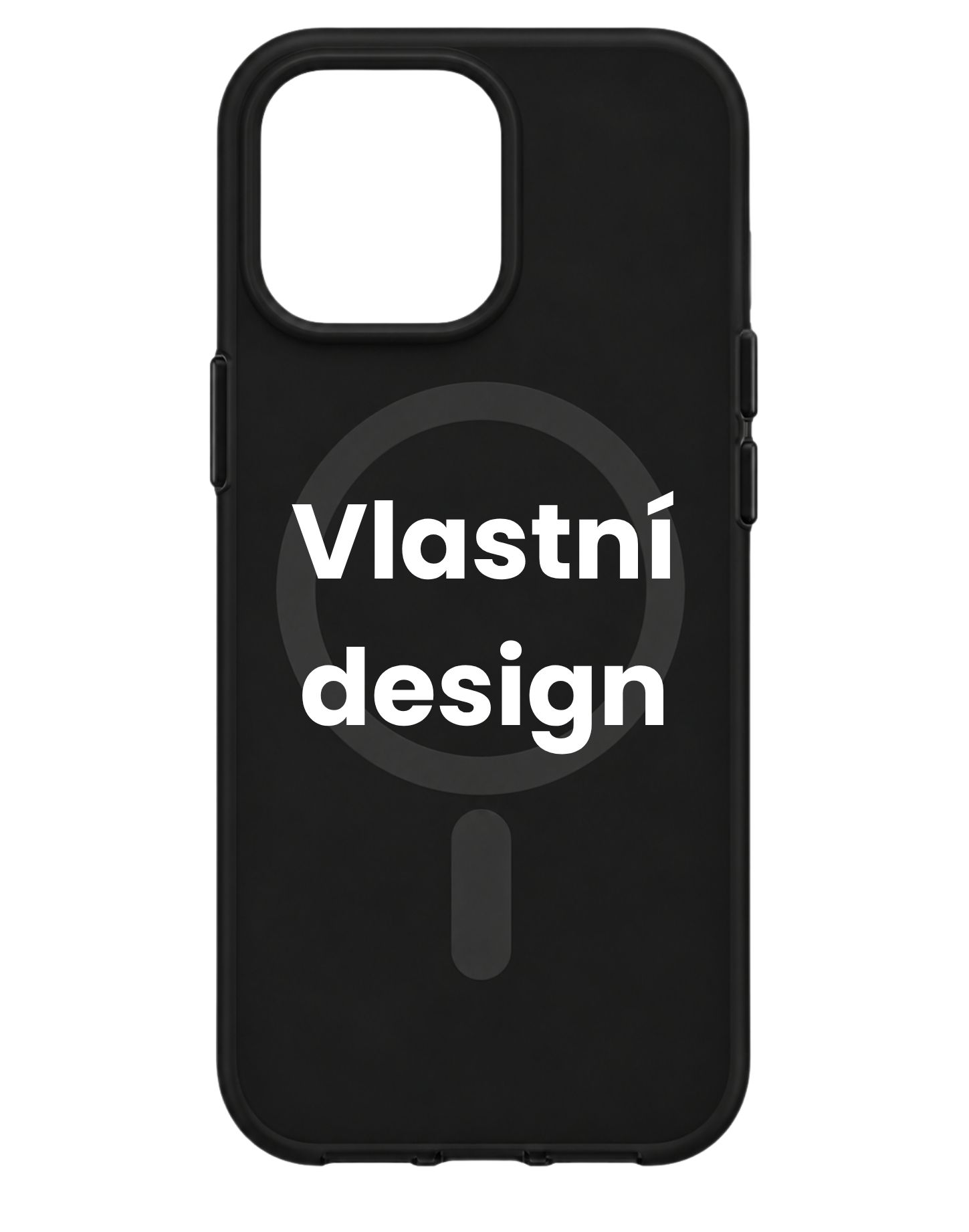 Vlastní design na černý MagSafe kryt na iPhone 13 mini