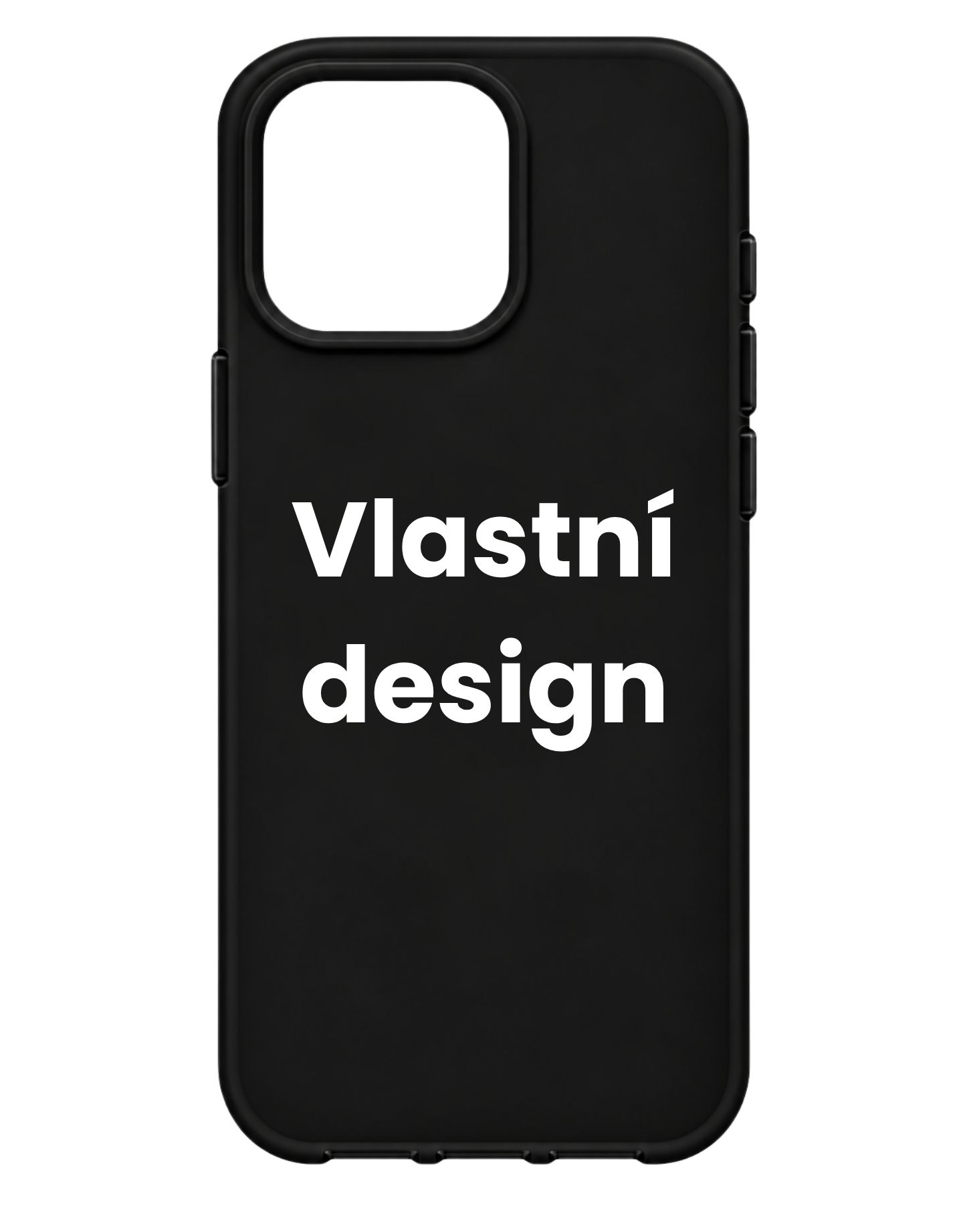 Vlastní design na černý kryt na iPhone 16 Pro Max