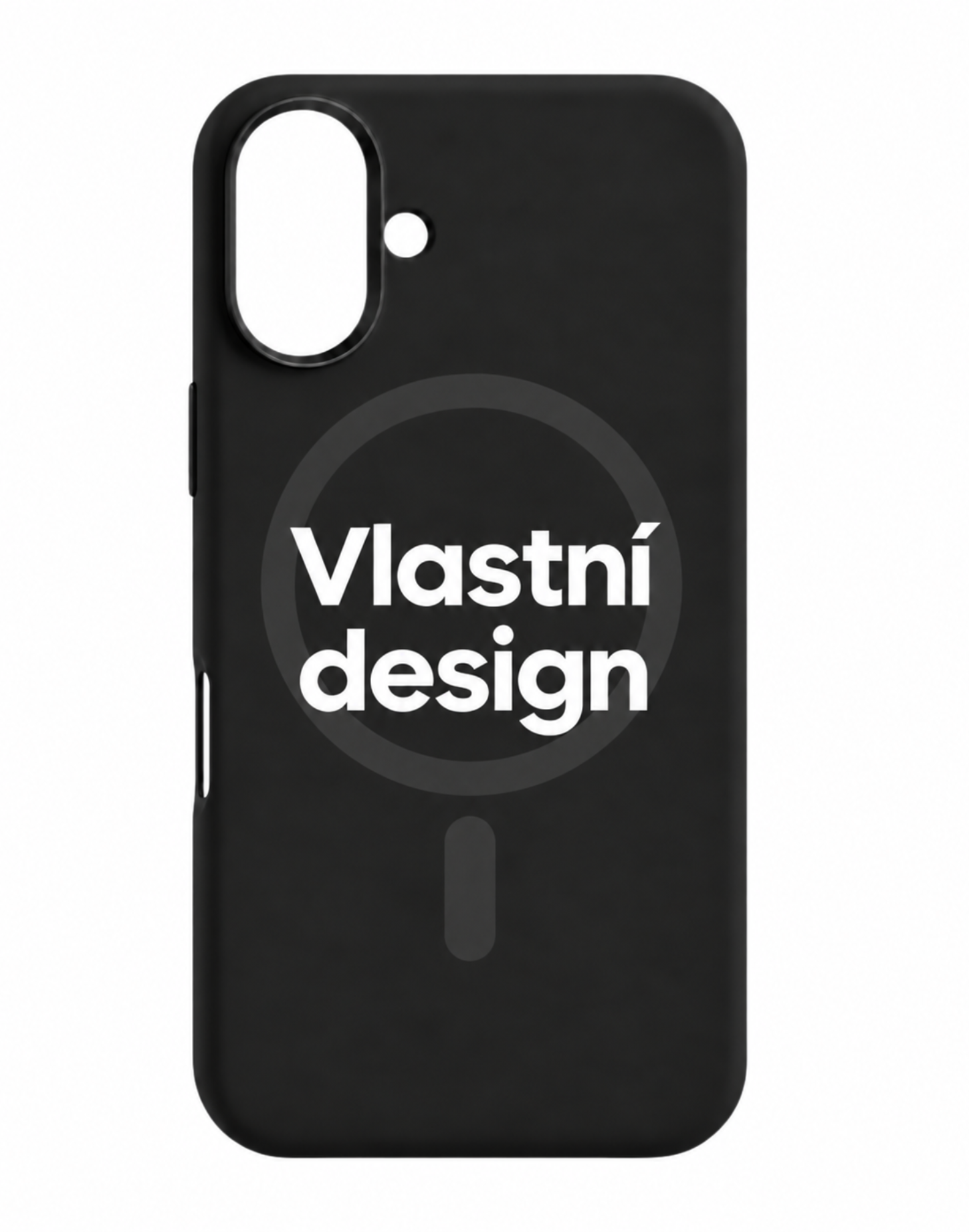 Vlastní design na černý MagSafe kryt na iPhone 16