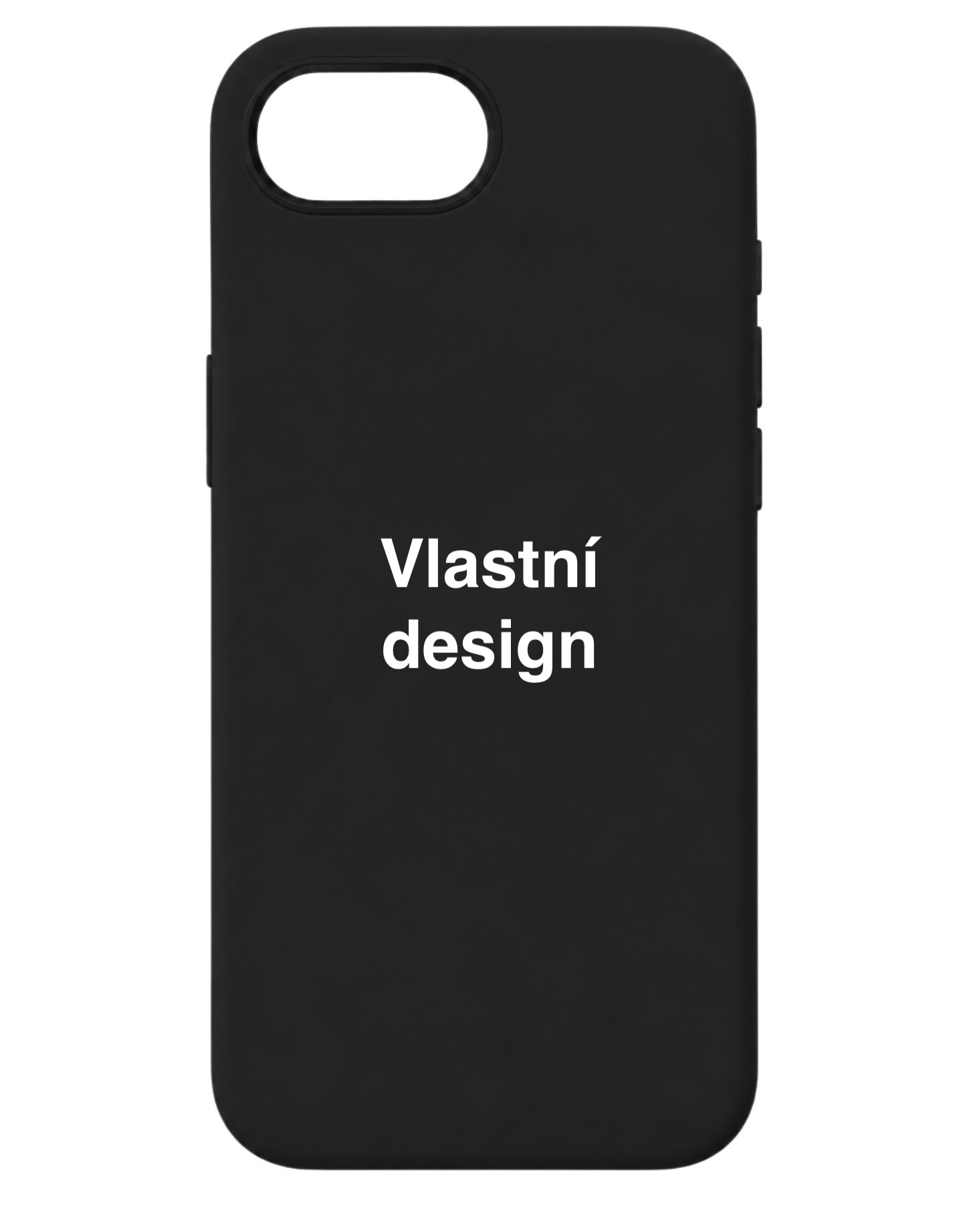 Vlastní design na černý kryt na iPhone 16e / 17e