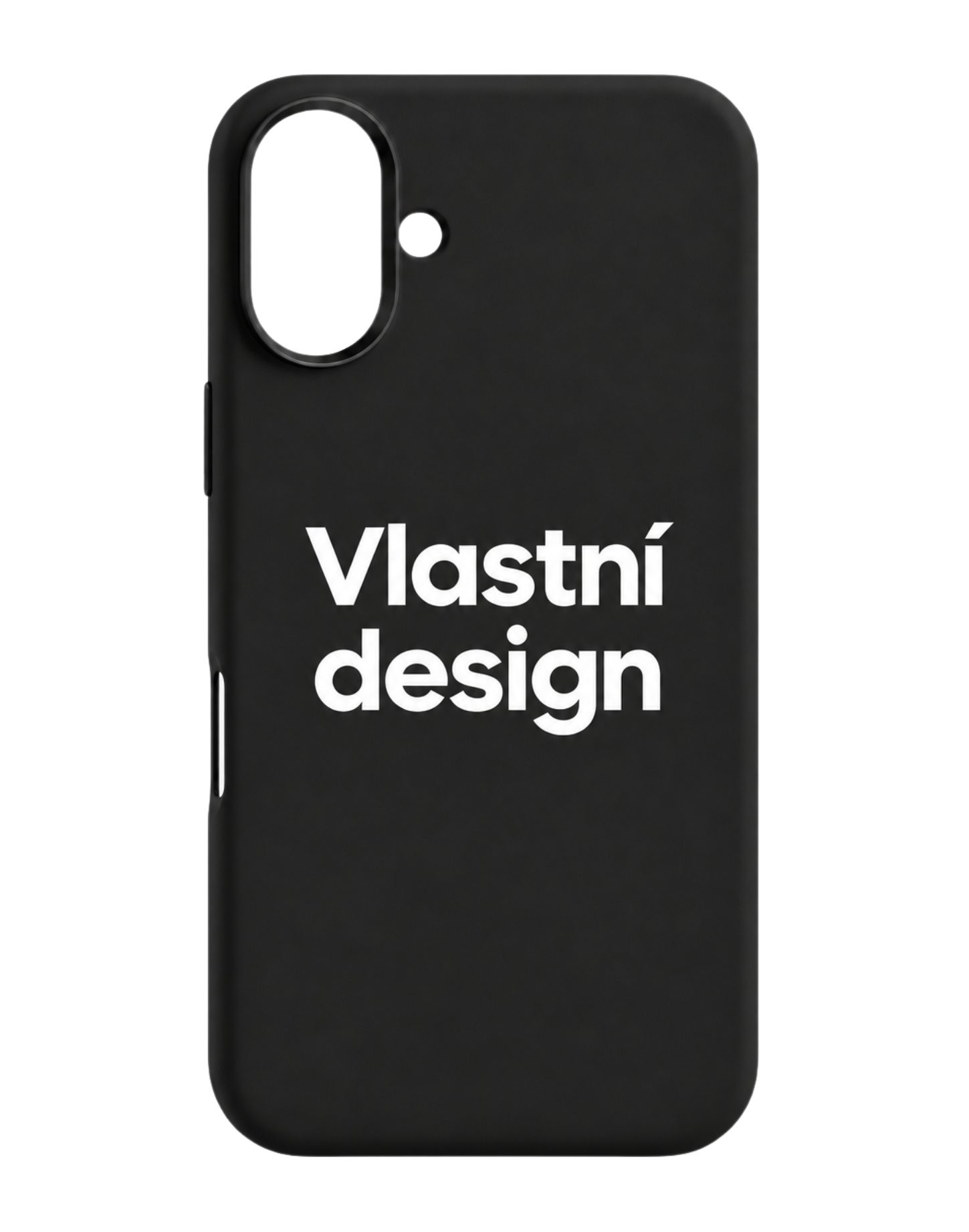 Vlastní design na černý kryt na iPhone 17