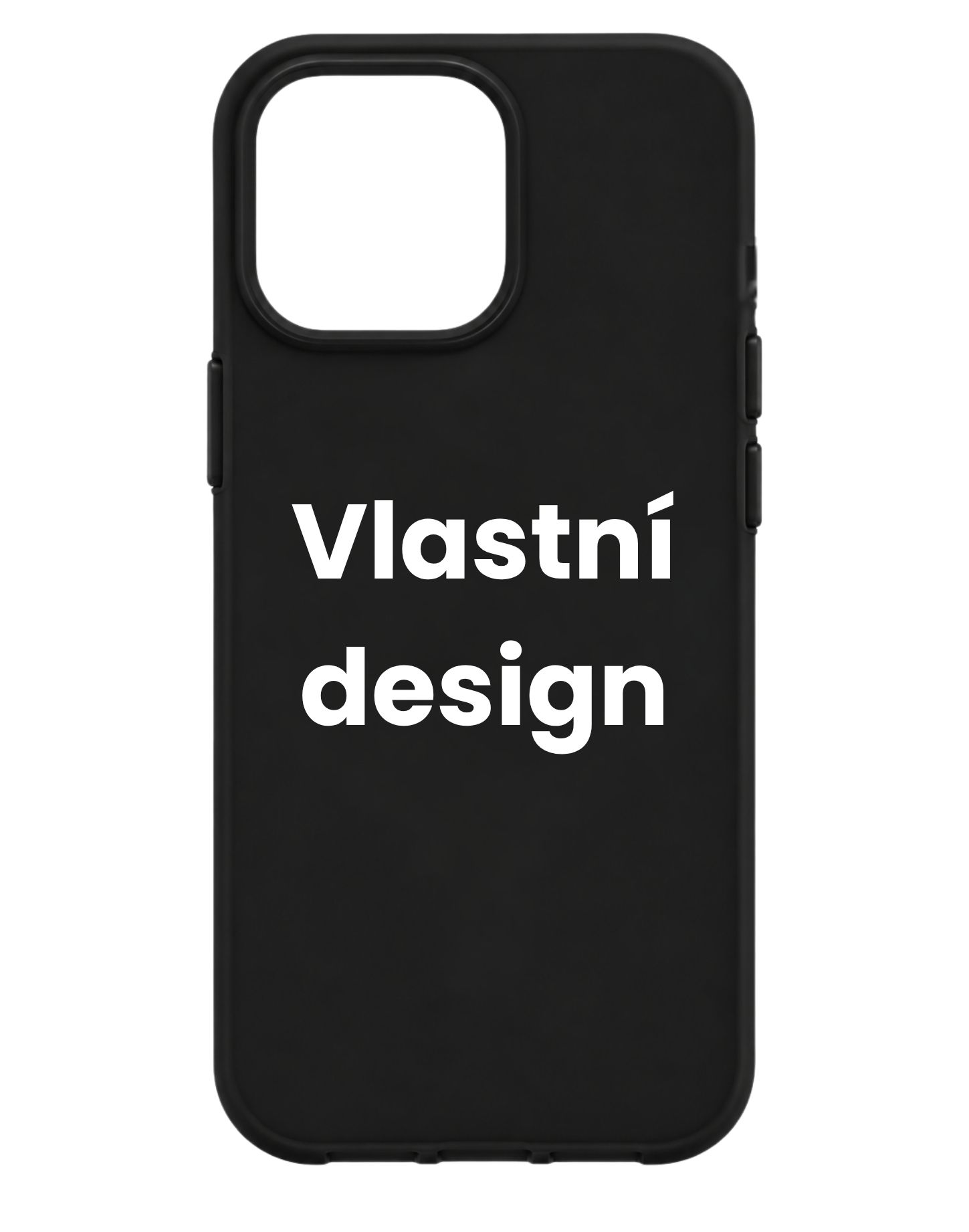 Vlastní design na černý kryt na iPhone 14 Pro