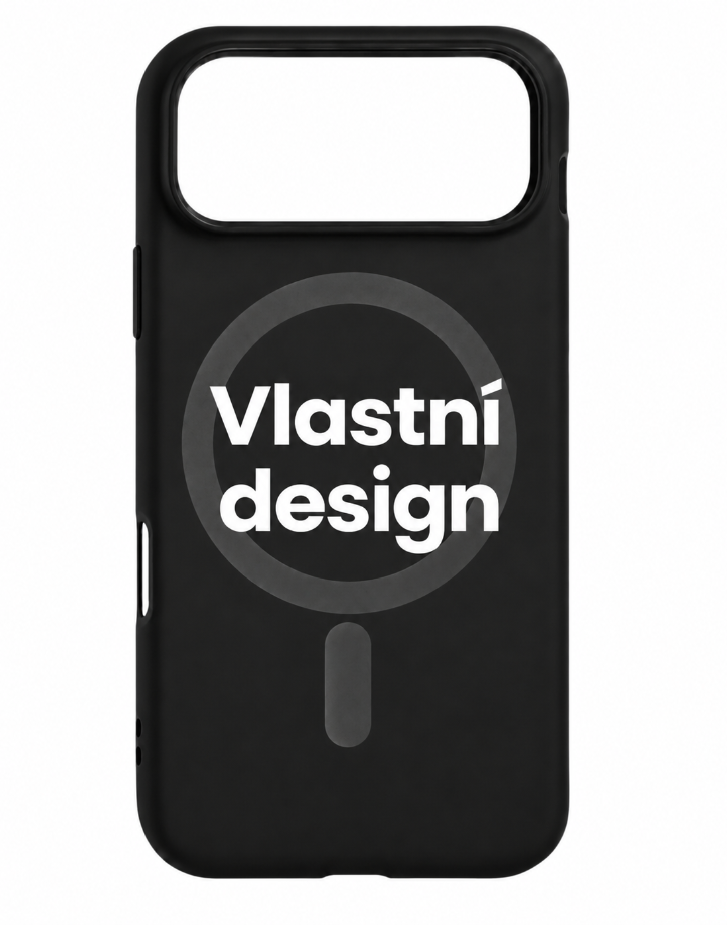 Vlastní design na černý MagSafe kryt na iPhone 17 Pro Max