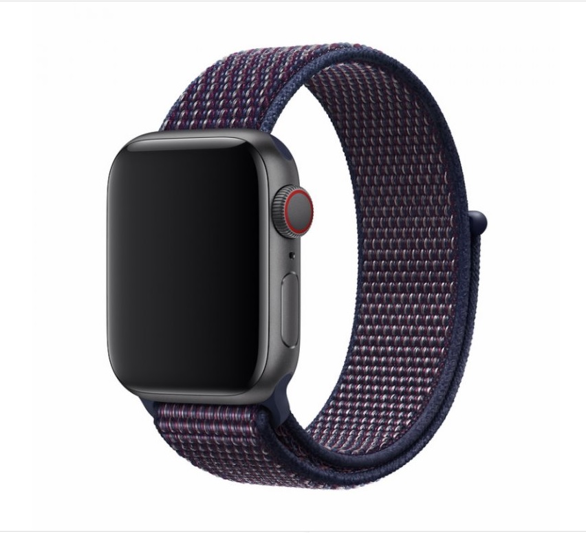 Řemínek pro Apple Watch 42mm / 44mm - Devia, Sport3 Indigo