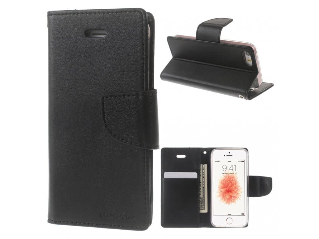 Pouzdro / kryt pro iPhone 5 / 5S / SE - Mercury, Bravo Diary BLACK
