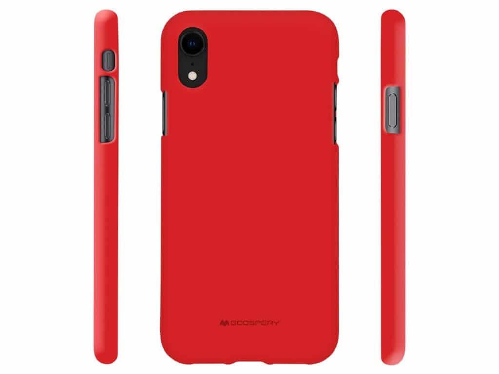 Ochranný kryt pro iPhone XR - Mercury, Soft Feeling Red