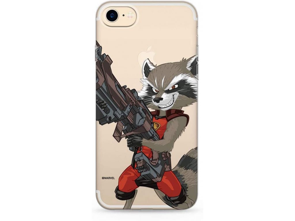 Ert Ochranný kryt pro iPhone 7 / 8 / SE (2020/2022) - Marvel, Rocket 008