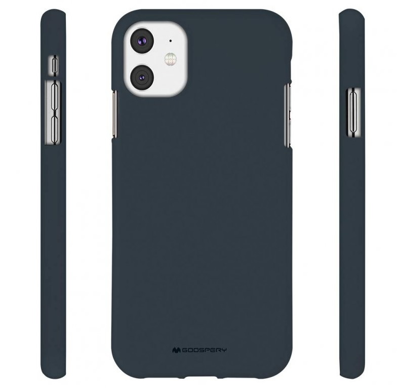 Mercury Ochranný kryt pro iPhone 11 - Mercury, Soft Feeling Midnight Blue