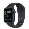 Apple Watch SE (2022) 44mm (Zánovní) Temně inkoustové + černý sportovní řemínek