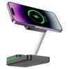 hoco cq10 consuelo folding 3in1 wireless fast charger phone