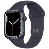 Apple Watch Series 7 41mm GPS (Stav A/B) Čierna s tmavomodrým športovým remienkom