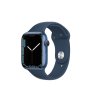 Apple Watch Series 7 45mm Cellular (Stav A-) Modré s temně modrým sportovním řemínkem