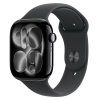 Apple Watch Series 11 46mm GPS (Stav A) Klavírně černý hliník s černým sportovním řemínkem