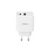Napájecí adaptér USB-C / USB-A 20W Bílý - Rixon