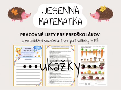 JESENNÁ MATEMATIKA pracovné listy 1