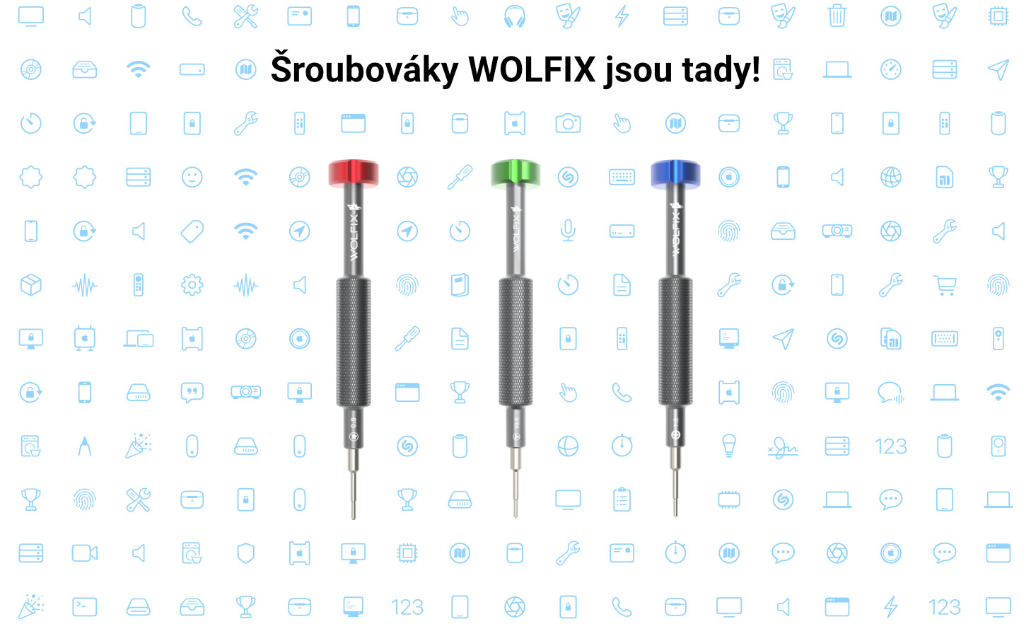 Šroubováky WOLFIX jsou tady!